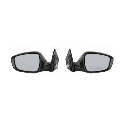 Rareelectrical - New Pair Door Mirror Powered Compatible With Hyundai Elantra 2017 87620-F2260 87620-F3050 Hy1321224 - Image 1