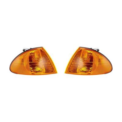 Rareelectrical - New Turn Signal Light Set Of 2 Compatible With Bmw 320I 2001 323I 2000 Bm2521104 63136902766 - Image 2