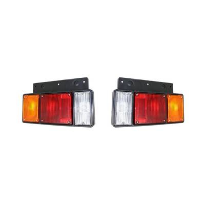 Rareelectrical - New Pair Of Tail Lights Fits Isuzu Heavy Duty Npr 1987-10 8970658090 8970658100 - Image 2