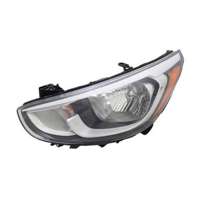 Rareelectrical - New Driver Headlight Fits Hyundai Accent 2017 Hy2502192 921011R710 92101-1R710 - Image 2