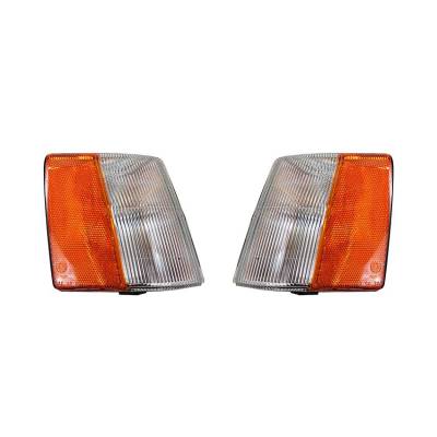 Rareelectrical - New Pair Of Side Marker Lights Compatible With Jeep Grand Cherokee 93-98 56005104 Ch2521121 56005105 - Image 2