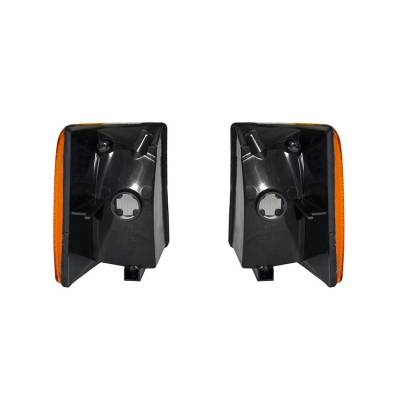 Rareelectrical - New Pair Of Side Marker Lights Compatible With Jeep Grand Cherokee 93-98 56005104 Ch2521121 56005105 - Image 1