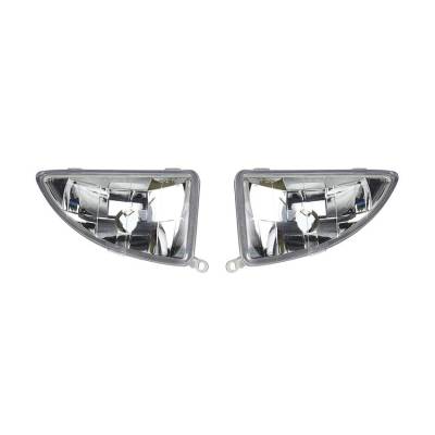 Rareelectrical - New Pair Of Fog Lights Compatible With Ford Focus High Mid 2003-04 Ys4z15l203ba Ys4z15l203bb Ys4z - Image 2