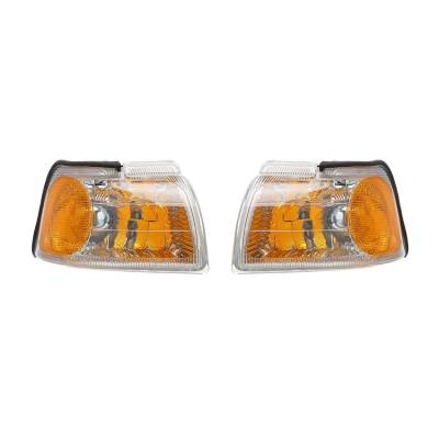 Rareelectrical - New Turn Signal Light Set Of 2 Compatible With Ford Thunderbird 96-97 Fo2521131 Fo2520131 F6sz 13201 - Image 2