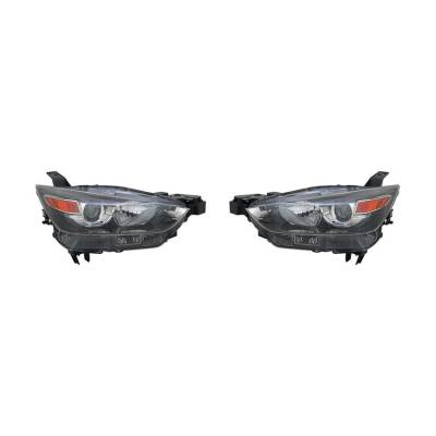 Rareelectrical - New Headlight Pair Fits Mazda Cx-3 2016-2017 Ma2519173 Db4n-51-0L0 Db4n510l0 - Image 2