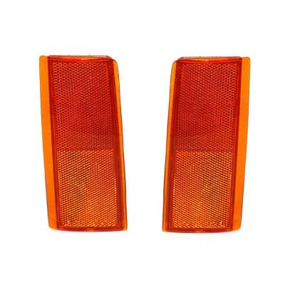 Rareelectrical - New Corner Side Marker Light Pair Compatible With Chevrolet C1500 C2500 Suburban 5974341 Gm2557101 - Image 2