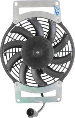 Rareelectrical - New Cooling Fan Assembly Compatible With 12V Kawasaki 2012-14 Kvf750 Brute Force 750 4X4i Eps - Image 1