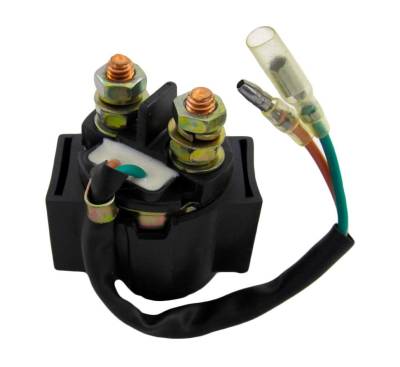 Rareelectrical - New Starter Solenoid Compatible With Kawasaki Motorcycle Kz550a C Kz650 Csr 21164-005 21164005 - Image 1