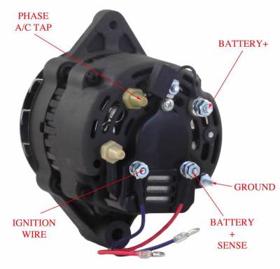 Rareelectrical - New Alternator Compatible With Medalist Marine Inboard Various Models 8Ea2014f 8Ea2014fa - Image 2