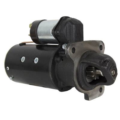 Rareelectrical - New Starter Motor Compatible With Massey Ferguson Combine Mf-300 Mf-530 Perkins Ad4-203 - Image 2