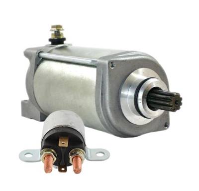 Rareelectrical - New Starter And Relay Compatible With Bombardier Atv Ds650 Baja Ds650x 711294351 711-294-351 - Image 2