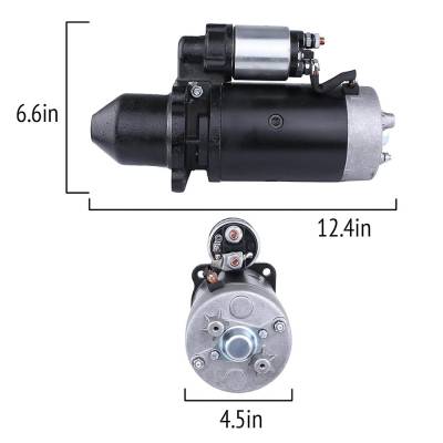 Rareelectrical - New Starter Motor Compatible With Zetor 3320 3321 3340 3341 4320 4321 4340 11.130.414 11.130.897 - Image 3