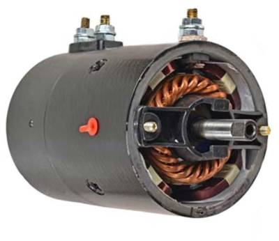 Rareelectrical - New 12V Electric Motor Compatible With Ramsey Winch Prestolite 1 Mmw6201 458118 458135 - Image 2