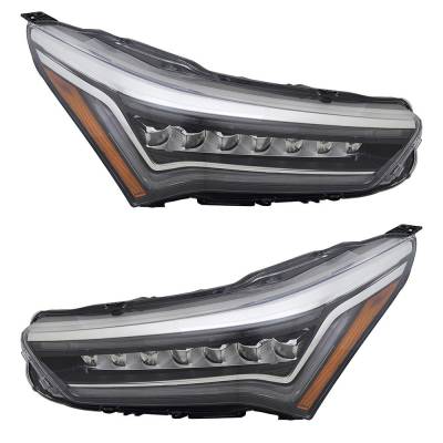 Rareelectrical - New Pair Of Headlights Is Compatible With Acura Rdx Base Sport Utility 4-Door 2.0L 2019 2020 2021 By - Image 1