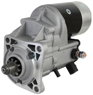 Rareelectrical - New 12V Cw 10 Tooth 2.7Kw Starter Motor Compatible With Asv Scat Track Perkins Engine Mp10237 - Image 2