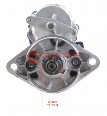 Rareelectrical - Gear Reduction Starter Motor Compatible With Plymouth Cricket Sunbeam Alpine 16118 16123 16146 - Image 2