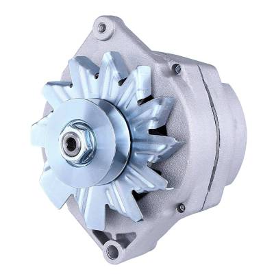Rareelectrical - New 5/8 Pulley Alternator Fits Gm Delco 1 One Wire 10Si Classic Car Replacement - Image 2