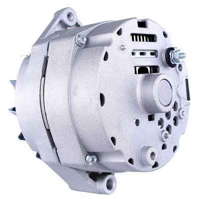 Rareelectrical - New 5/8 Pulley Alternator Fits Gm Delco 1 One Wire 10Si Classic Car Replacement - Image 4