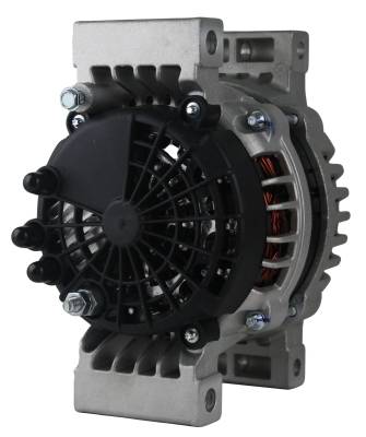 Rareelectrical - New 200A Alternator Compatible With Bluebird Bus Mbe900 Om906la 6.4L 03-07 0108218 8600314 - Image 1