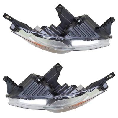 Rareelectrical - New Pair Of Headlights Compatible With Chevrolet City Express Ls Mini Cargo Van 2015 2016 2017 2018 - Image 2