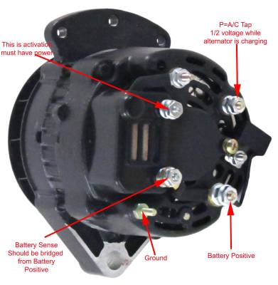 Rareelectrical - New Alternator Compatible With Crusader Marine 350 8 Cyl 305Ci 5.0L 1985-2004 39200 A000b0341 - Image 2