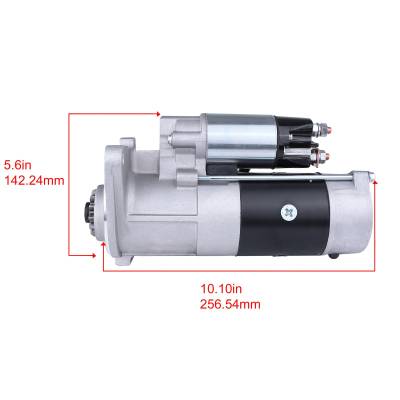 Rareelectrical - New Starter Motor Compatible With Kobelco Sk210-Iv M3t57575 Me019911 859353 M003t57575 M003t57575zc - Image 3