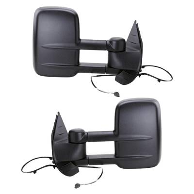 Rareelectrical - New Pair Of Mirror Compatible With Chevrolet Silverado 1500 Base Standard Cab Pickup 2-Door 4.3L - Image 2