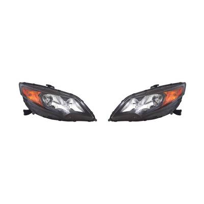 Rareelectrical - New Pair Of Headlights Fits Honda Civic Coupe 2014-2015 33100-Ts8-A51 Ho2502163 - Image 2