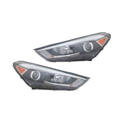 Rareelectrical - New Pair Of Headlight Fits Hyundai Tucson Sel Plus 2018 Hy2503200 92101D3150 - Image 2