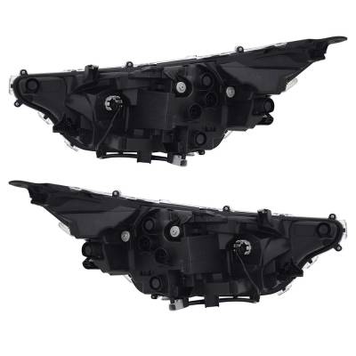 Rareelectrical - New Pair Headlights Compatible With Toyota Rav4 Limited Sport Utility 4 Door 2.5L 2022 2023 By Part - Image 4