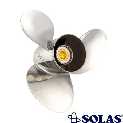Rareelectrical - New Stainless Steel Propeller Compatible With Nissan/Tohatsu Mfs15 14 Spline 15 9.9-20 Hp For Years - Image 2