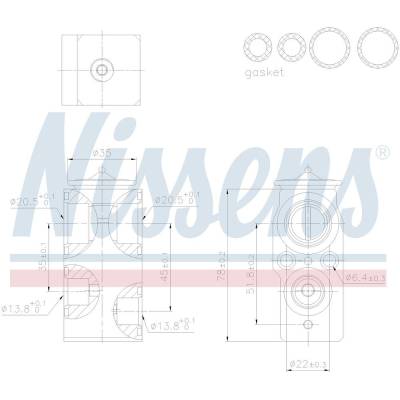 New A/C Expansion Valve Compatible With Volvo Xc90 Ii (2015) 2.0 D5 By Part Numbers 999421 31404338