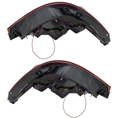Rareelectrical - New Pair Of Tail Lights Compatible With Bmw 528Xi 535Xi 528I 535I Base 3.0L 2008 By Number Bm2800128 - Image 3