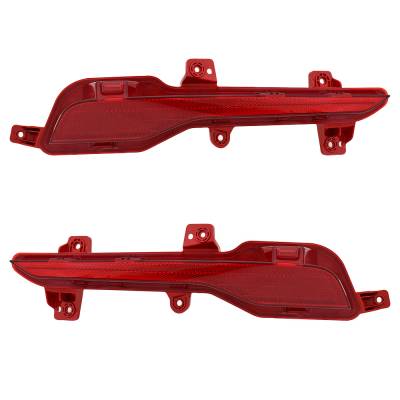 Rareelectrical - New Pair Of Reflector Lights Compatibile With Kia Sportage Ex Lx Sx Sport Utility 4-Door 2023 By - Image 3