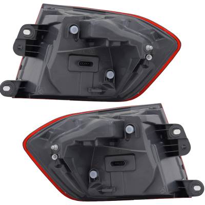 Rareelectrical - New Pair Of Tail Lights Compatible With Bmw 320I 328D 328I 330E 330I 340I Xdrive M3 Base - Image 2