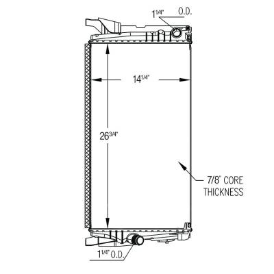 Rareelectrical - New Radiator Assembly Compatible With Mini Cooper Hatchback 2014-2015 17117617595 Mc3010107 - Image 5