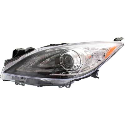 Rareelectrical - New Left Headlights Compatible With Mazda 3 3 Sport 2.0L 2.3L 2.5L 2010 2011 By Part Numbers - Image 1