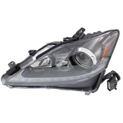 Rareelectrical - New Left Headlights Compatible With Lexus Is250 Is350 2.5L 3.5L 2011-2011 By Part Numbers Lx2518133 - Image 1