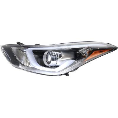 Rareelectrical - New Left Headlights Compatible With Hyundai Elantra Coupe Elantra 1.8L 2.0L 2013 2014 2015 2016 By - Image 2