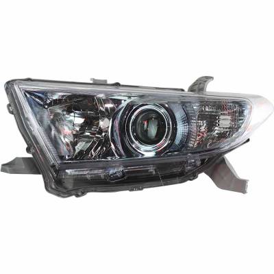 Rareelectrical - New Left Headlights Compatible With Toyota Highlander 3.5L 2011 2012 2013 By Part Numbers To2518129 - Image 1