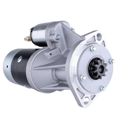 Rareelectrical - New Starter Motor 12 Volt 9 Tooth Compatible With Komatsu Compact Wheel Loader Wa90-3 S13-160 - Image 2