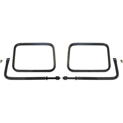 Rareelectrical - New Mirror Compatible With Jeep Wrangler Wrangler Jk Cj5 Cj7 Scrambler 1976 1981 1987 2018 By Part - Image 2