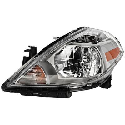 Rareelectrical - New Left Headlights Compatible With Nissan Versa 1.6L 1.8L 2007 2008 2009 2010 2011 2012 By Part - Image 1