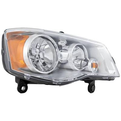 Rareelectrical - New Right Headlights Compatible With Chrysler Dodge Ram Town & Country Grand Caravan C/V 2008-2020 - Image 6