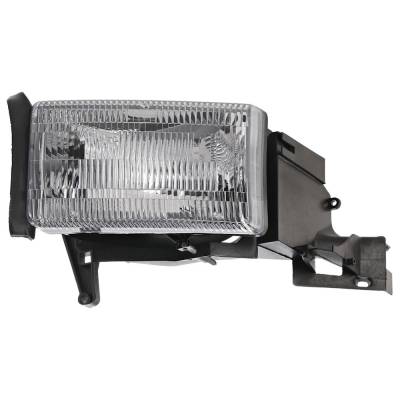 Rareelectrical - New Left Headlights Compatible With Dodge Ram 1500 Ram 2500 Ram 3500 1994 1995 1996 1997 1998 1999 - Image 1
