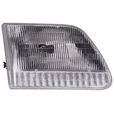 Rareelectrical - New Right Headlights Compatible With Ford F-150 F-250 Expedition F-150 Heritage 4.2L 4.6L 5.4L 1997 - Image 1