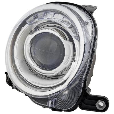 Rareelectrical - New Right Headlights Compatible With Fiat 500 1.4L 2012 2013 2014 2015 2016 2017 2018 2019 By Part - Image 1
