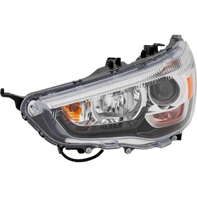Rareelectrical - New Left Headlights Compatible With Mitsubishi Outlander Sport Rvr 2.0L 2.4L 2011 2012 2013 2014 - Image 1