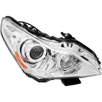 Rareelectrical - New Right Headlights Compatible With Infiniti G37 G25 Q40 2.5L 3.7L 2010 2011 2012 2015 By Part - Image 1
