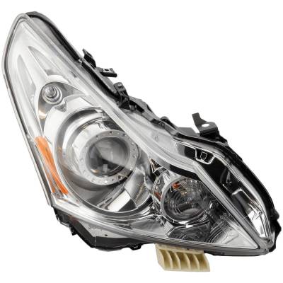 Rareelectrical - New Right Headlights Compatible With Infiniti G37 G25 Q40 2.5L 3.7L 2010 2011 2012 2013 2015 By Part - Image 1